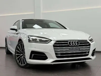 Usado Audi A5 S-Line 190 CV (139 kW) 2018 Blanco Coupe