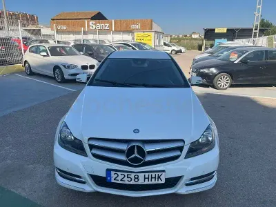 Usado Mercedes C180 Edition 156 CV (114 kW) 2012 Blanco Coupe