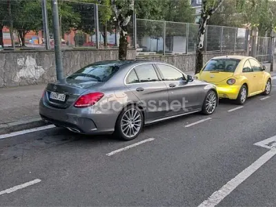 Usado Mercedes C220 AMG line 170 HP (125 kW) 2017 Cinzento Sedan
