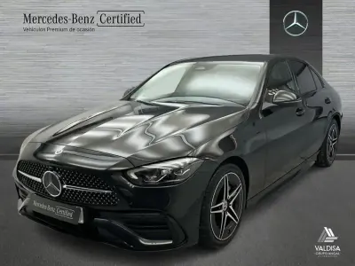 Usado Mercedes C200 AMG line 163 CV (119 kW) 2024 Negro Berlina