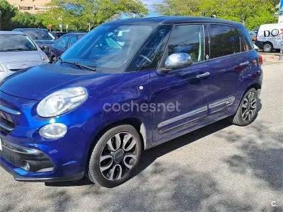 Usado Fiat 500L Mirror 95 CV (69 kW) 2018 Azul Monovolumen