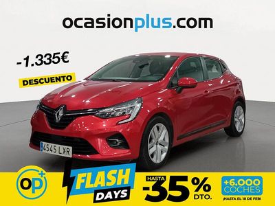Usado Renault Clio V Intens 100 CV (73 kW) 2022 Rojo Berlina