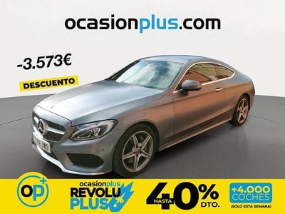 Usado Mercedes C300 245 CV (180 kW) 2017 Gris Coupe