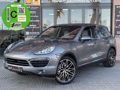 Usado Porsche Cayenne S 420 CV (308 kW) 2014 Gris / plata SUV
