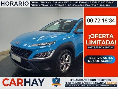 Usado Hyundai Kona 121 CV (88 kW) 2022 Azul SUV