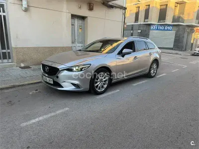 Usado Mazda 6 Luxury 150 CV (110 kW) 2015 Gris / plata Familiar