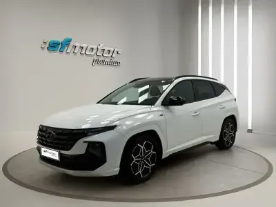Usado Hyundai Tucson N Line 136 CV (100 kW) 2022 Blanco SUV