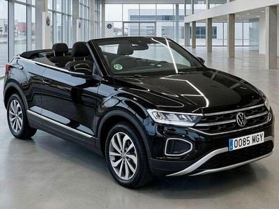 Usado VW T-Roc Cabriolet Style 150 CV (110 kW) 2023 Negro Descapotable