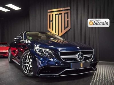 Usado Mercedes S63 AMG AMG 585 CV (430 kW) 2015 Azul Berlina