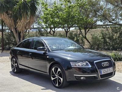 Usado Audi A6 140 CV (102 kW) 2007 Negro Berlina