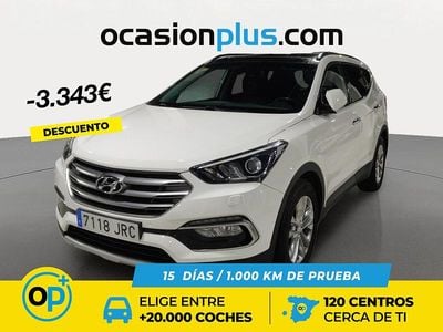Usado Hyundai Santa Fe 201 CV (147 kW) 2016 Blanco SUV