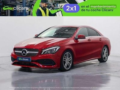 Usado Mercedes CLA180 122 CV (89 kW) 2018 Rojo Berlina