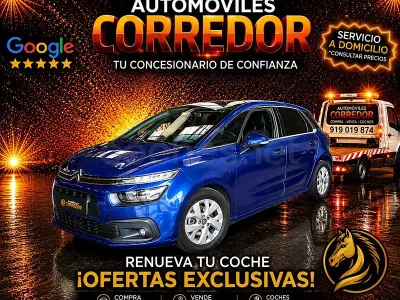 Używany Citroën C4 Picasso Live 110 KM (80 kW) 2017 Niebieski Minivan