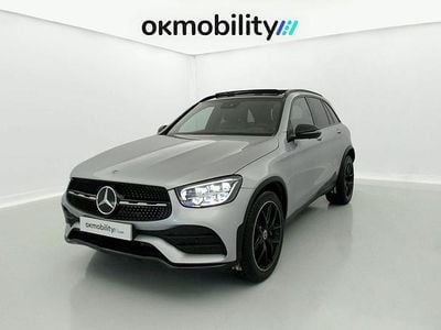 Usado Mercedes GLC300 AMG line Plus 245 CV (180 kW) 2022 Plata hightech