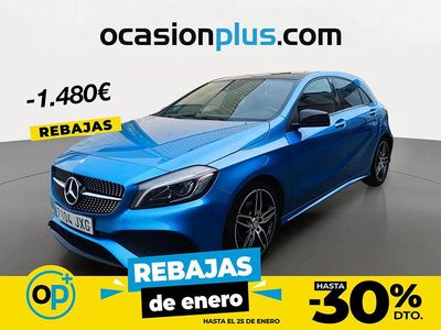 Azul Usado 2017 Mercedes A200 AMG line Utilitario | 18.510 € (Precio justo)