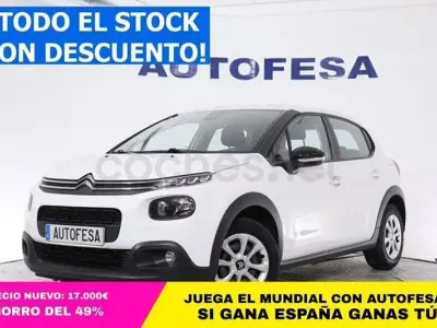 Usado Citroën C3 Feel 110 CV (80 kW) 2019 Blanco Utilitario