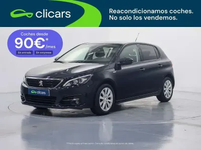 Usado Peugeot 308 Style 131 CV (96 kW) 2018 Azul Utilitario