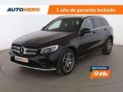 Usado Mercedes GLC250 AMG line 207 CV (152 kW) 2018 Negro SUV