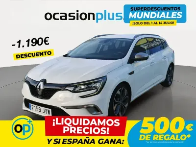 Usado Renault Mégane GT Line GT-Line 130 CV (95 kW) 2017 Blanco Familiar