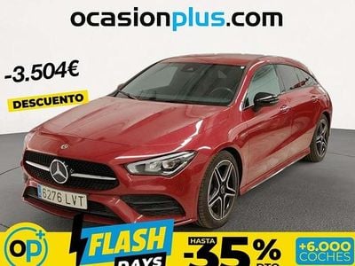 Usado Mercedes CLA200 Shooting Brake 150 CV (110 kW) 2021 Rojo Familiar