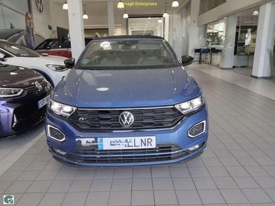 Usado VW T-Roc Cabriolet R-line 150 CV (110 kW) 2021 Azul Descapotable