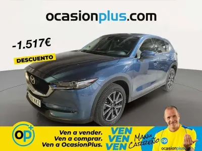 Usado Mazda CX-5 150 CV (110 kW) 2018 Azul SUV