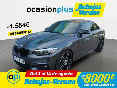 Usado BMW 218 150 CV (110 kW) 2017 Gris Coupe