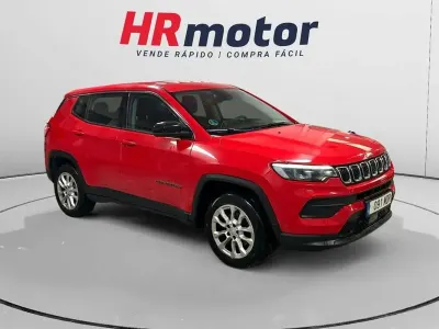 Usado Jeep Compass Night Eagle 129 CV (94 kW) 2023 Rojo SUV