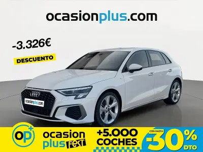 Usado Audi A3 S-Line 150 CV (110 kW) 2023 Blanco Berlina