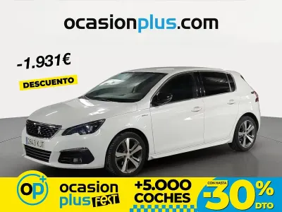 Usado Peugeot 308 GT-line 130 CV (95 kW) 2018 Blanco