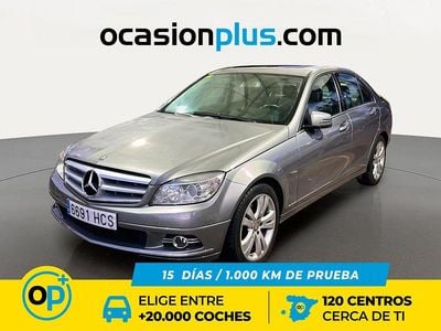 Usado Mercedes C220 Avantgarde 170 CV (125 kW) 2011 Gris plata Berlina