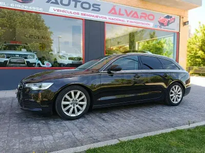 Usado Audi A6 204 CV (150 kW) 2014 Negro Familiar