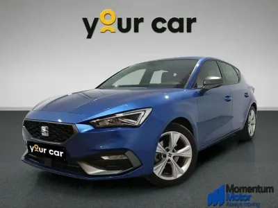 Usado Seat Leon FR 110 CV (80 kW) 2024 Azul Utilitario