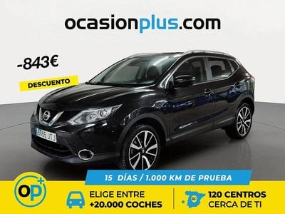 Negro Usado 2016 Nissan Qashqai Tekna SUV | 10.547 € (Buen precio)