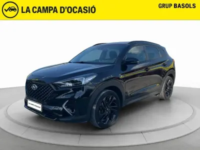 Usado Hyundai Tucson N Line 136 CV (100 kW) 2019 Negro SUV