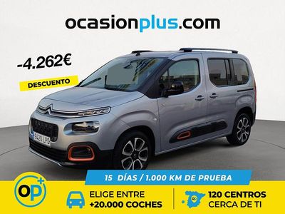 Gris / plata Usado 2021 Citroën Berlingo Shine Monovolumen | 19.500 € (Un poco caro)