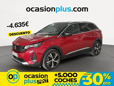 Usado Peugeot 3008 GT 130 CV (95 kW) 2021 Rojo SUV