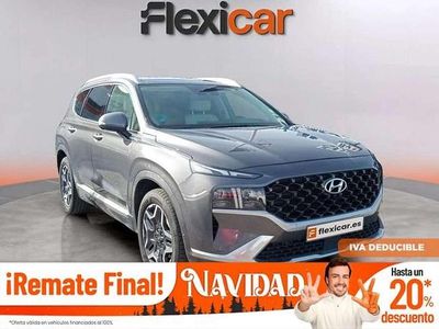 Gris Usado 2021 Hyundai Santa Fe Style SUV | 33.390 € (Precio justo)
