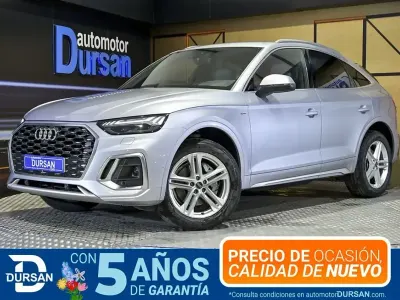 Usado Audi Q5 S-Line 204 CV (150 kW) 2022 Gris claro SUV
