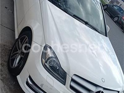 Usado Mercedes C220 170 CV (125 kW) 2013 Blanco Coupe