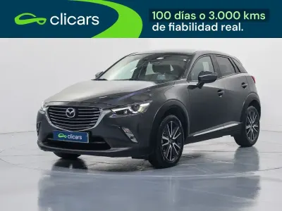 Usado Mazda CX-3 Luxury 105 CV (77 kW) 2017 Gris / plata SUV