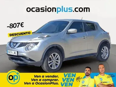 Usado Nissan Juke N-Connecta 110 CV (80 kW) 2017 Gris / plata SUV