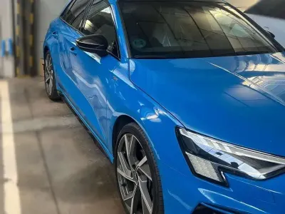 Usado Audi A3 Sportback S-Line 150 CV (110 kW) 2020 Azul Utilitario