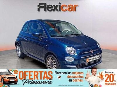 Usado Fiat 500 Lounge 69 CV (50 kW) 2019 Azul Utilitario