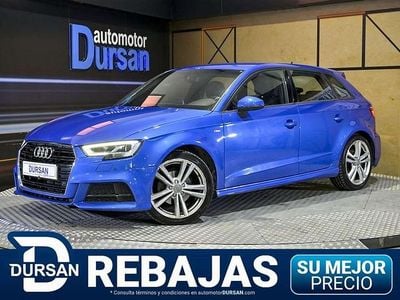 Azul Usado 2019 Audi A3 Sportback S-Line Utilitario | 21.990 € (Precio justo)