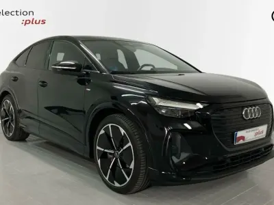 Usado Audi Q4 e-tron S-Line 150 kW (204 CV) 2023 Negro SUV