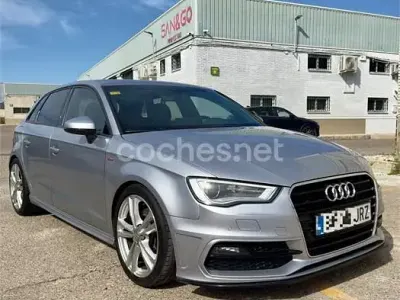 Usado Audi A3 S-Line 150 CV (110 kW) 2016 Gris / plata Berlina