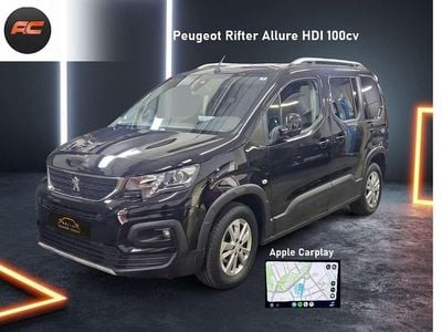 Usado Peugeot Rifter Allure 102 CV (75 kW) 2020 Negro Monovolumen