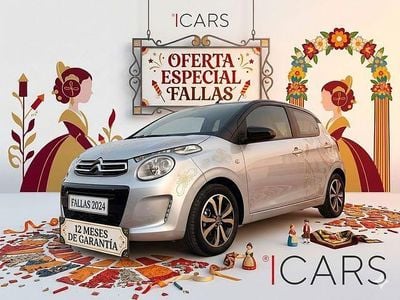 Usado Citroën C1 PureTech 82 CV (60 kW) 2017 Gris / plata Utilitario