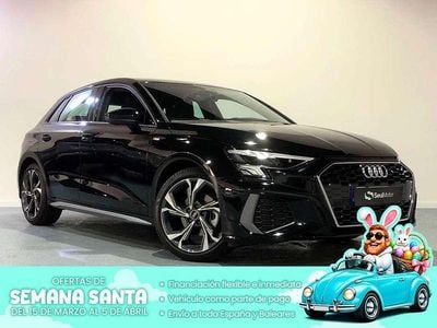 Usado Audi A3 Sportback S-Line 150 CV (110 kW) 2022 Negro Utilitario